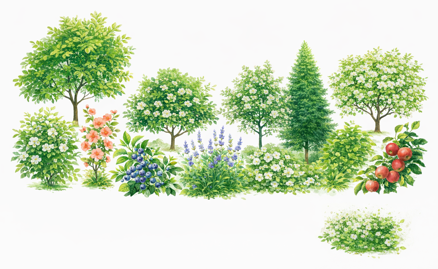 Illustration botanique représentant l'univers éditorial du site pour accompagner la politique de confidentialité